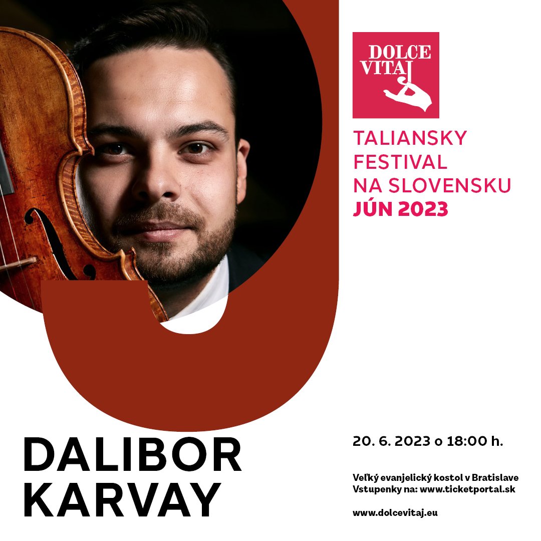 Vivaldiho Štyri ročné obdobia v podaní Dalibora Karvaya a Sinfonietty Bratislava až po taliansku módu - taká je ponuka festivalu Dolce vitaj 2023