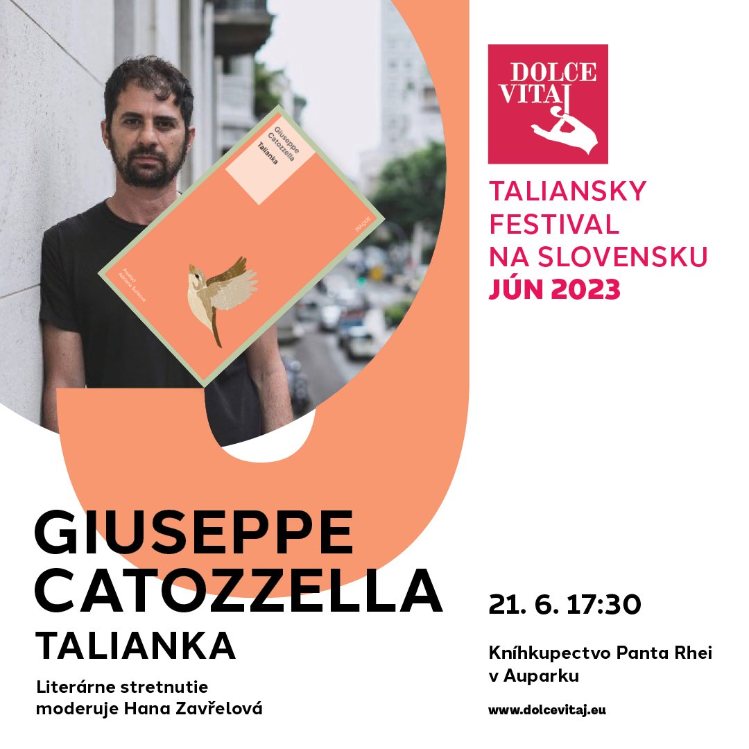 Hosť festivalu Dolce vitaj spisovateľ Giuseppe Catozzella predstaví v Bratislave slovenský preklad svojho románu Talianka